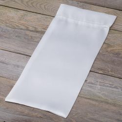 Satin bag 16 x 37 cm - white Satin bags