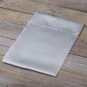 Satin bags 26 x 35 cm - silver Pouches silver / grey
