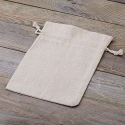 Pouches like linen 18 x 24 cm - natural Pouches with quick and easy closure