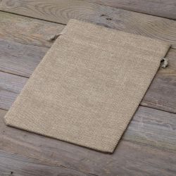 Jute bag 26 cm x 35 cm - natural Bags with quick and easy closure